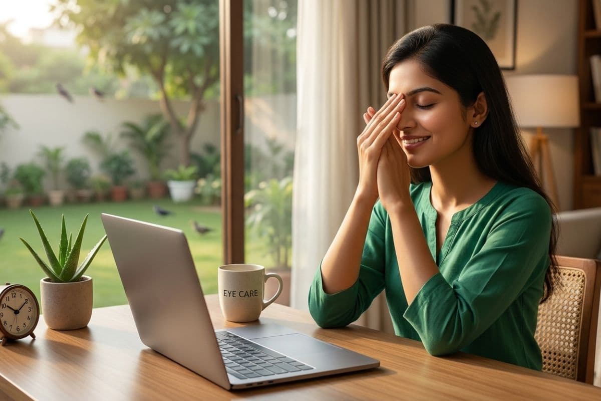 लैपटॉप पर घंटों काम करने से थकी रहती हैं आंखें? इन 2 आसान एक्सरसाइज से तुरंत मिलेगा आराम