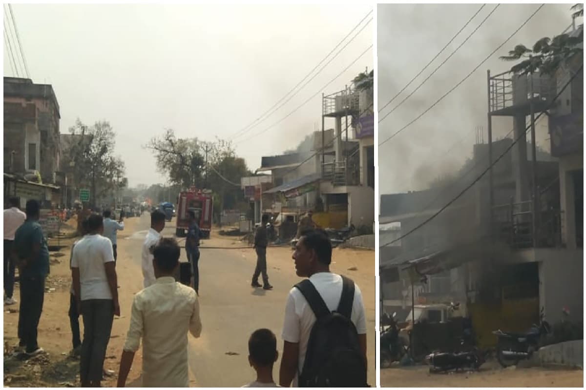 पलामू के मेदिनीनगर में गैस एजेंसी के ऑफिस में सिलेंडर ब्लास्ट, तीन कर्मचारी झुलसे