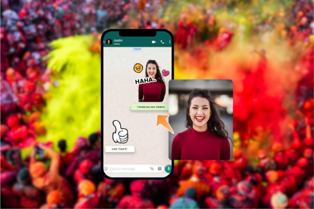 Holi 2026 पर दिखाएं अलग अंदाज, WhatsApp पर ऐसे बना कर भेजें अपनी फोटो वाली स्टिकर