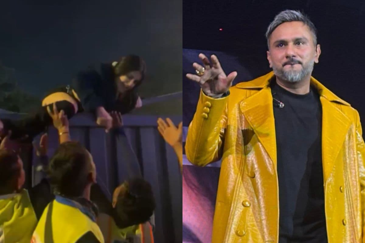 हनी सिंह के कॉन्सर्ट में गेट पर चढ़ी फैन, रैपर बोले- मेरी 'शेरनी फैन'