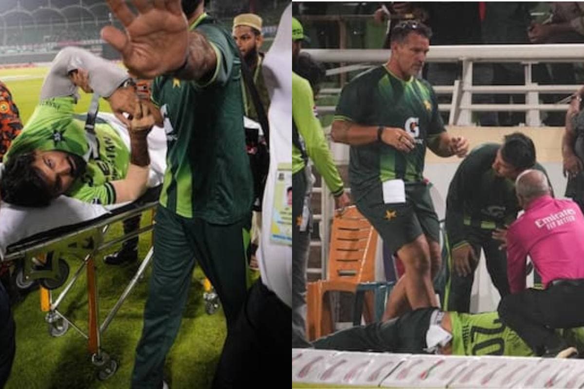 लाइव मैच में हादसा, दर्द से कराह उठा पाकिस्तानी, स्ट्रेचर पर ले जाना पड़ा अस्पताल