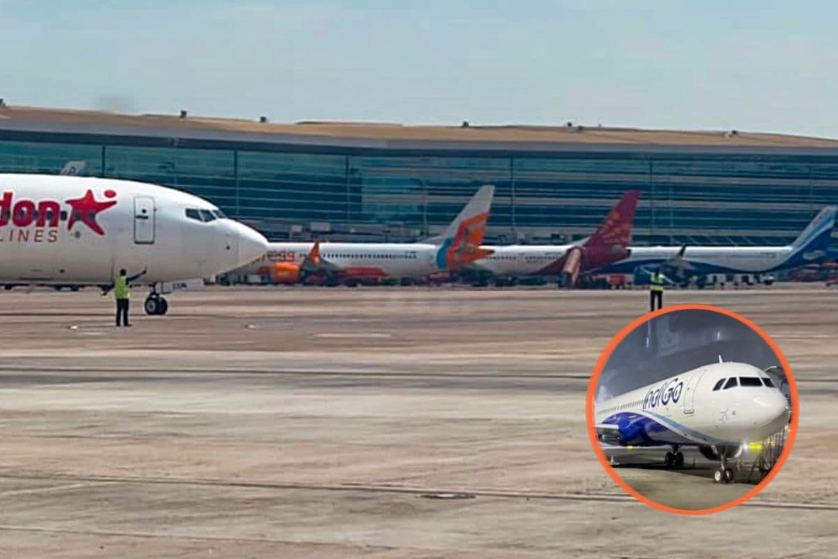 IndiGo फ्लाइट का इंजन फेल! IGI Airport पर फुल इमरजेंसी के साथ हुई लैंडिंग