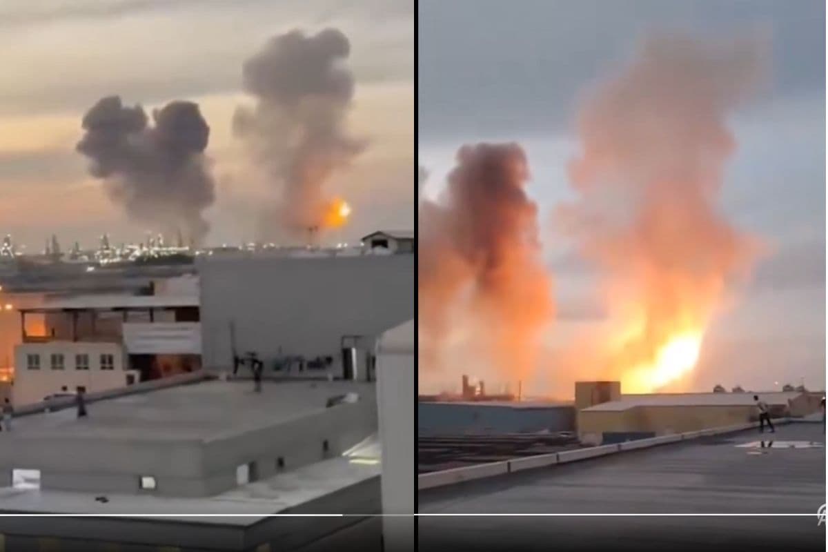 ईरान का बहरीन पर बड़ा हमला, ऑयल रिफाइनरी पर दागीं मिसाइलें, धू-धूकर जली