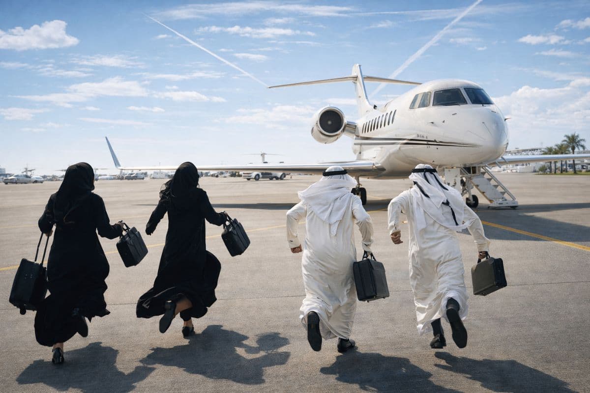 ‘सिर पर पैर रखकर भाग’ रहे रईसजादे, ईरान ने ‘शेखलैंड’ में फैलाया ऐसा डर; करोड़ों देकर बचा रहे जान