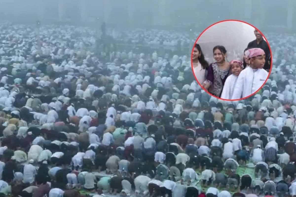 Video : ईद की नमाज के लिए जामा मस्जिद में भारी भीड़, दिल्ली में दिखा उत्साह
