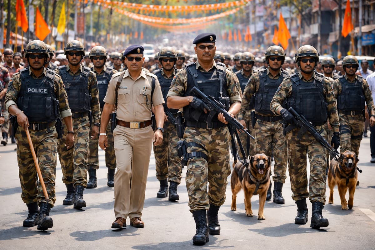 झारखंड में रामनवमी की प्रशासनिक तैयारियां पूरी, 10 हजार अतिरिक्त पुलिस बल की होगी तैनाती