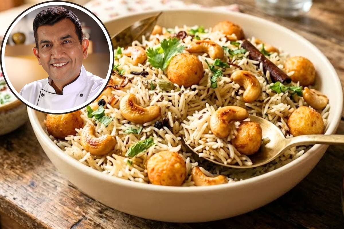सिंपल सामग्री से बनाएं रॉयल स्वाद वाला काजू मोती पुलाव, जानें शेफ संजीव कपूर की खास रेसिपी