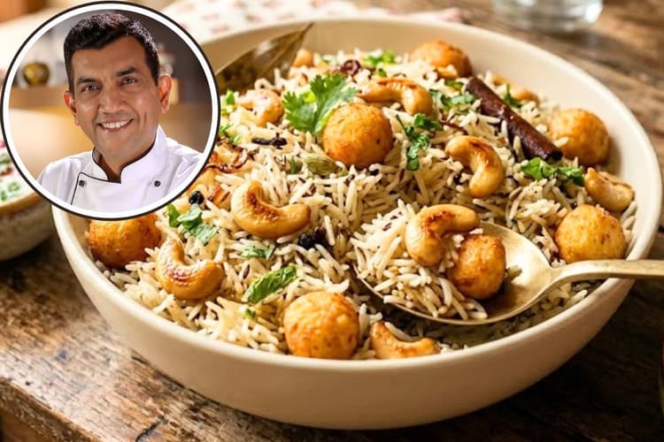 सिंपल सामग्री से बनाएं रॉयल स्वाद वाला काजू मोती पुलाव, जानें शेफ संजीव कपूर की खास रेसिपी