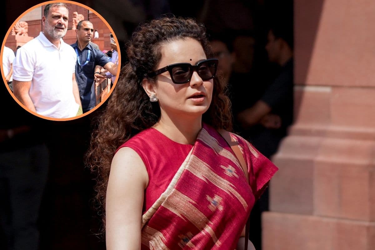 कंगना रनौत बोलीं- राहुल गांधी टपोरी की तरह आते हैं संसद, तू तड़ाक करते हैं; महिलाएं असहज महसूस करती हैं
