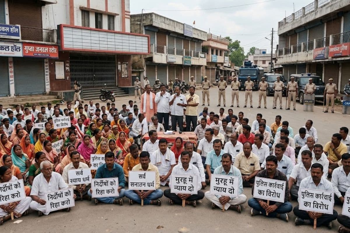 खूंटी बंद का व्यापक असर, मुरहू विवाद और पुलिस कार्रवाई के विरोध में बाजार रहे पूरी तरह बंद