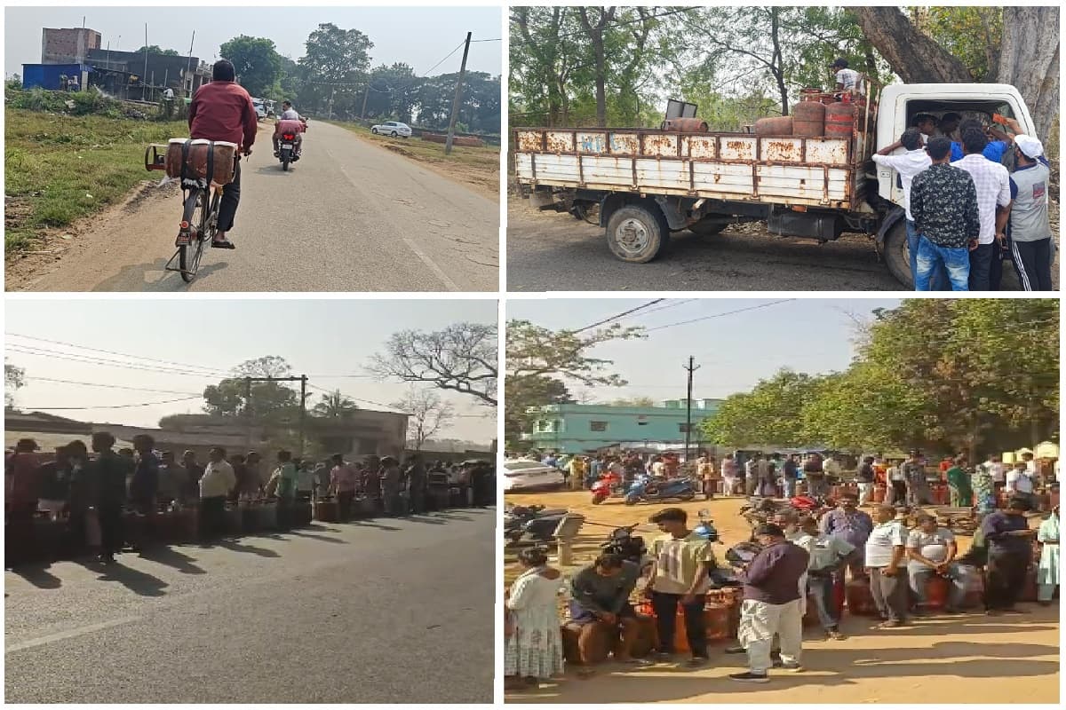 झारखंड के खरसावां और खूंटी में रसोई गैस की भारी किल्लत, उपभोक्ता परेशान
