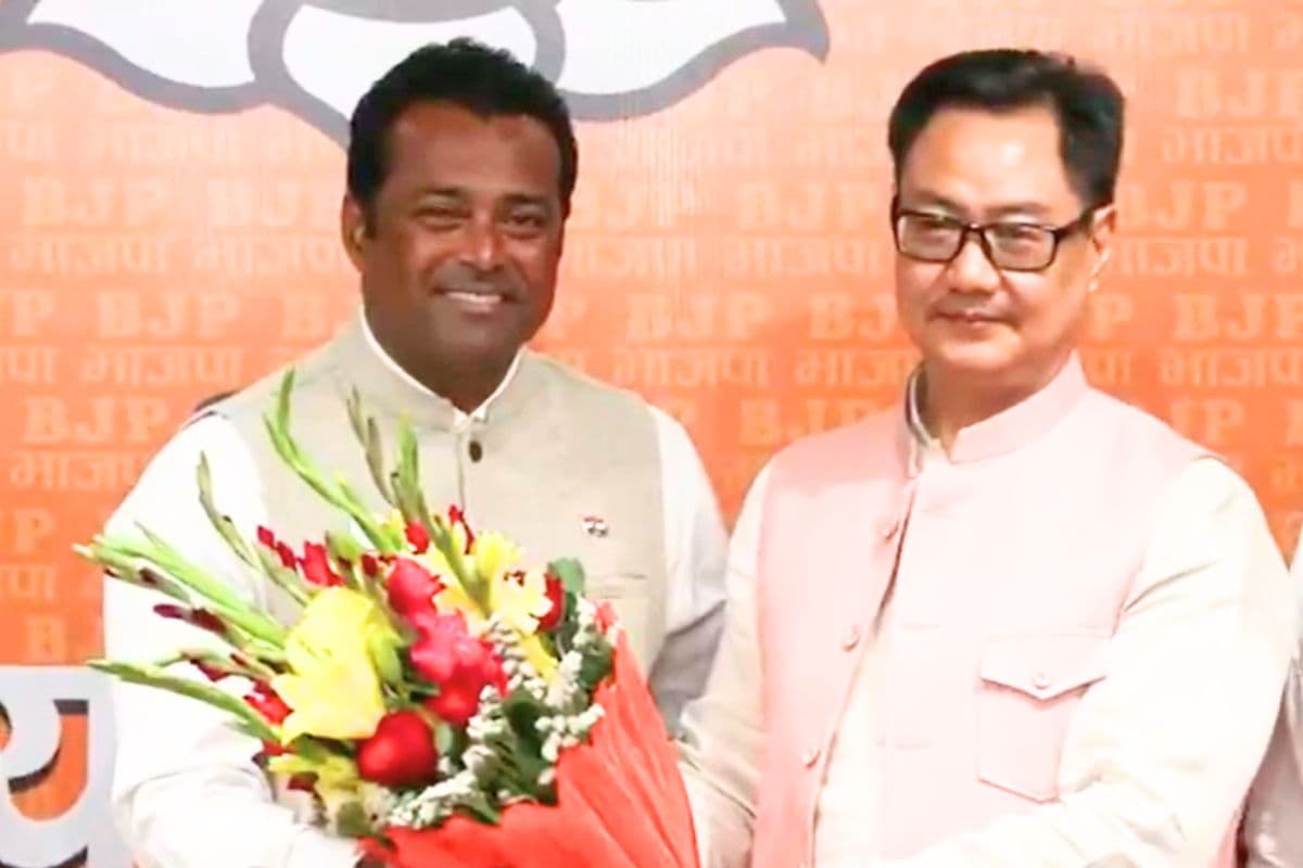 बंगाल चुनाव से पहले लिएंडर पेस की BJP में एंट्री, 2021 में TMC, अब भगवा के साथ