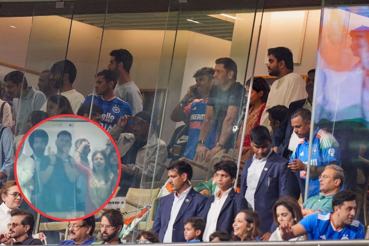 साक्षी धोनी के सेलिब्रेशन पर MS Dhoni का क्यूट रिएक्शन, वीडियो वायरल