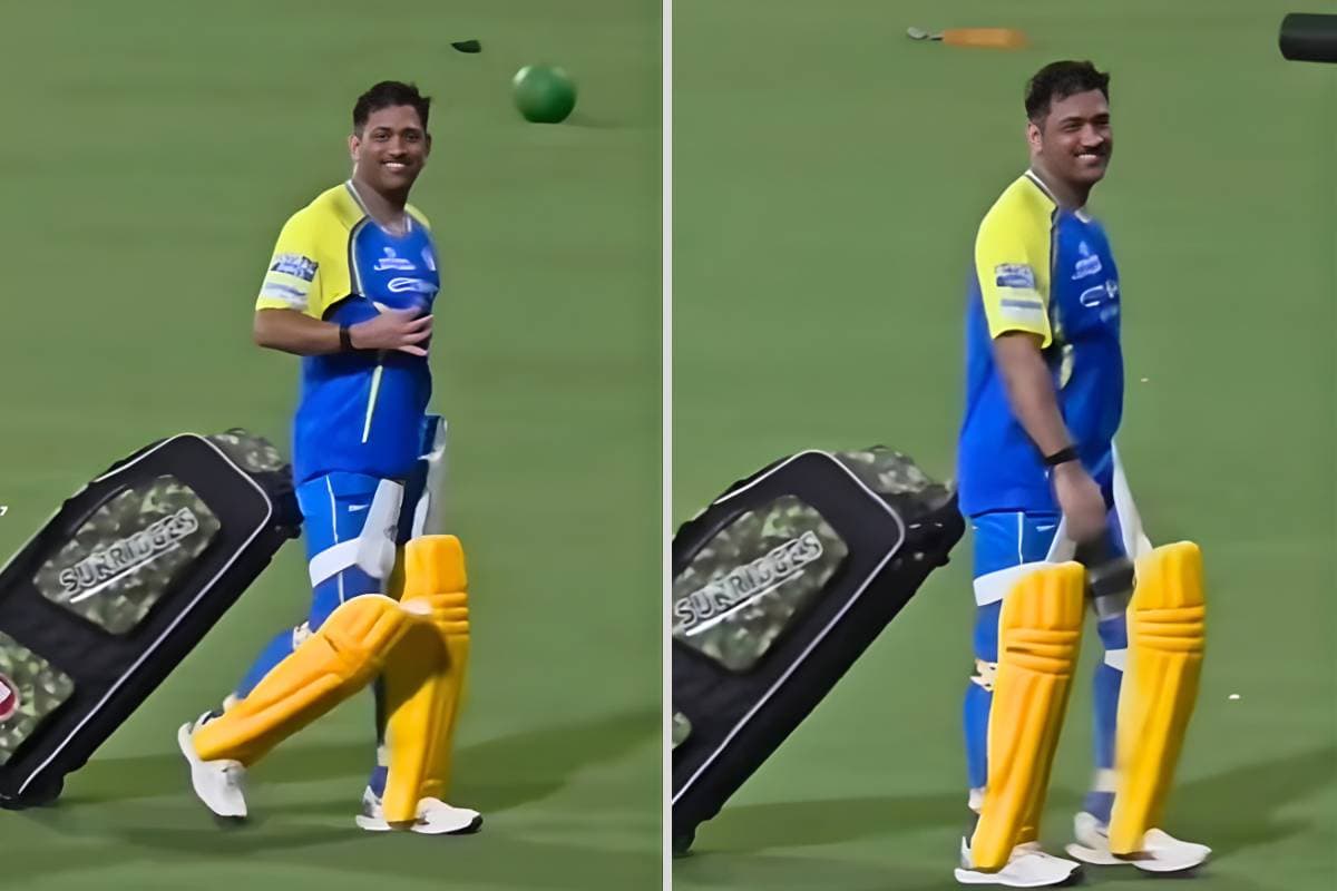 आरसीबी की जर्सी पहने बच्चो से धोनी ने की मस्ती, वायरल वीडियो जीता दिल