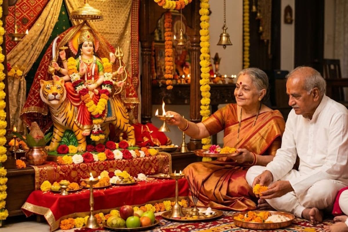 चैत्र नवरात्रि के तीसरे दिन मां चंद्रघंटा की करें आराधना, यहां पढ़ें उनकी पूरी आरती