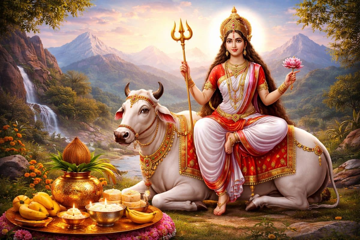 चैत्र नवरात्रि के पहले दिन करें आदिशक्ति की पूजा, यहां पढ़ें मां शैलपुत्री की पूरी आरती