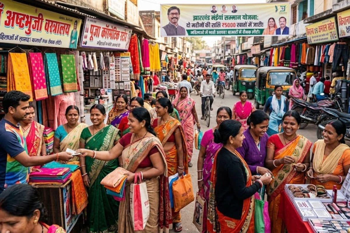 मंईयां सम्मान योजना की दो किश्तें एक साथ जारी, झारखंड के बाजारों लगने लगी भीड़