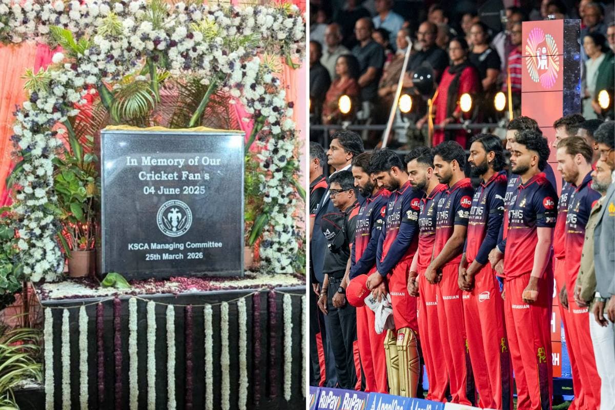 IPL 2026 का आगाज, बेंगलुरु में विक्ट्री परेड में जान गंवाने वाले 11 फैंस को मिला सम्मान