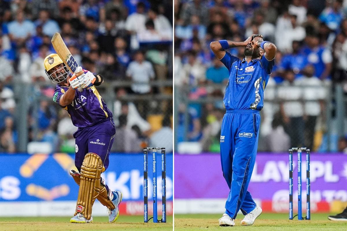 IPL 2026: रहाणे का अर्धशतक और एलेन का तूफान, हार्दिक के एक ओवर में कूटे 26 रन