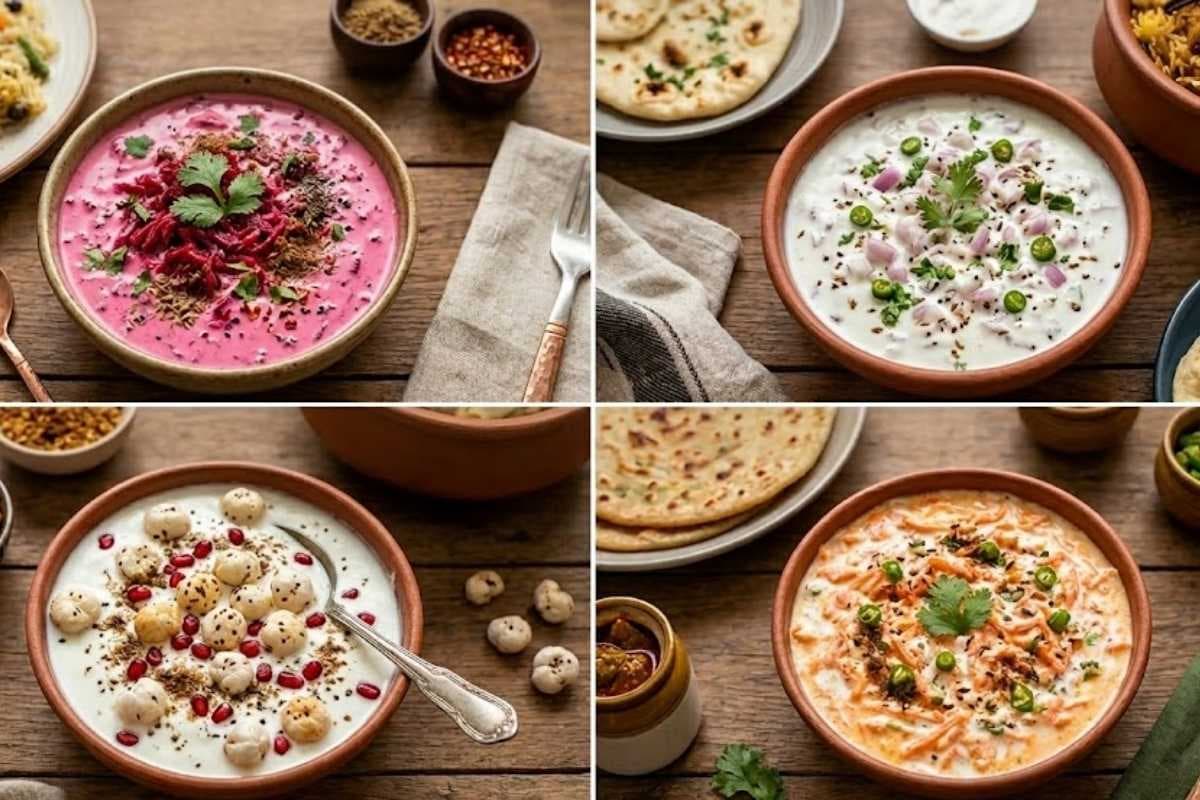 स्नैक्स हो या मेन कोर्स, इन रायता रेसिपी आइडियाज को जरूर करें ट्राई