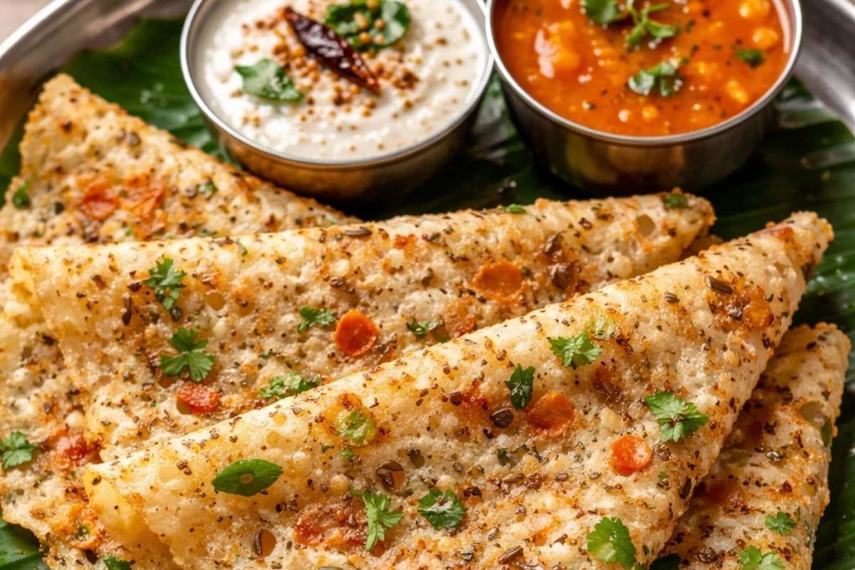 चावल भिगोने की जरूरत नहीं, रेणुका सालुंके की रेसिपी से बनाएं रवा डोसा