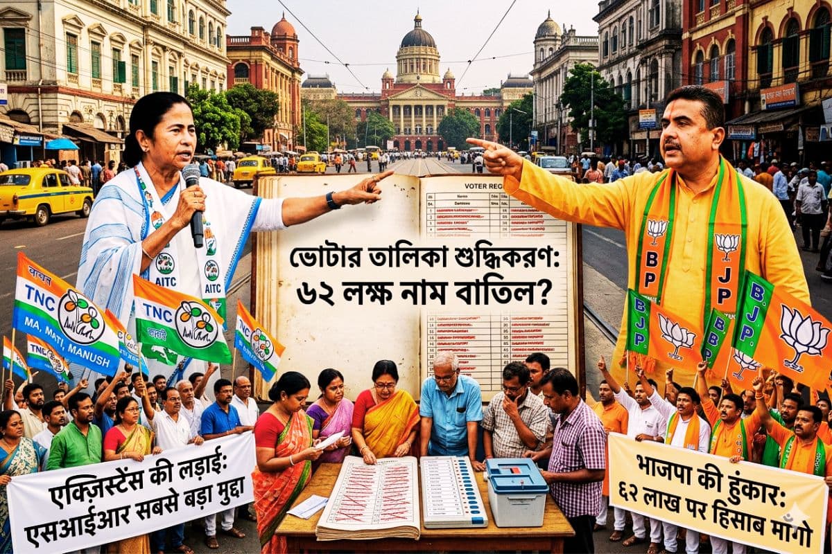 एसआईआर में कई अहम मुद्दे बेअसर, तृणमूल-भाजपा के लिए अस्तित्व की लड़ाई