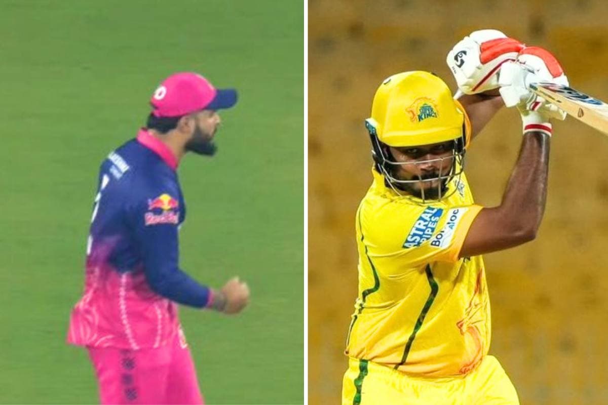 CSK vs RR: चेन्नई के लिए डेब्यू मैच में फ्लॉप हुए संजू सैमसन, रियान पराग ने मनाया एग्रेसिव जश्न