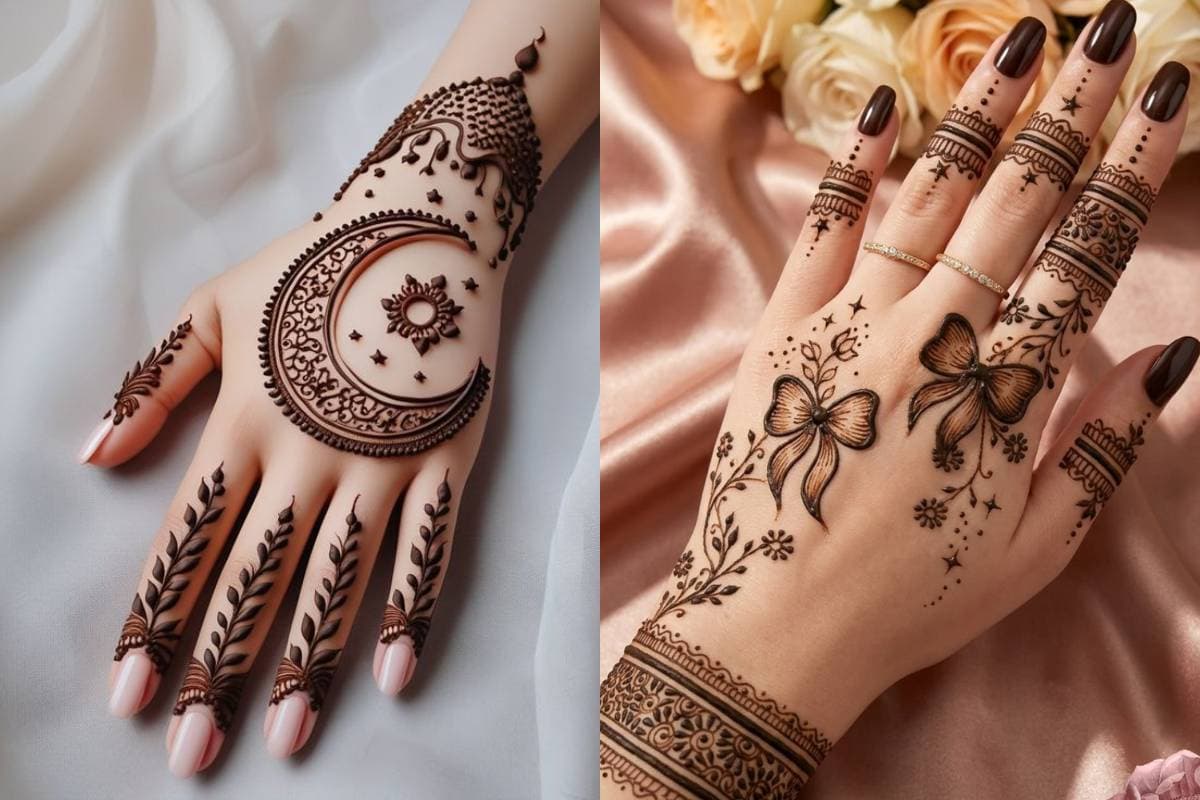 Simple Minimal Mehndi Designs for Eid