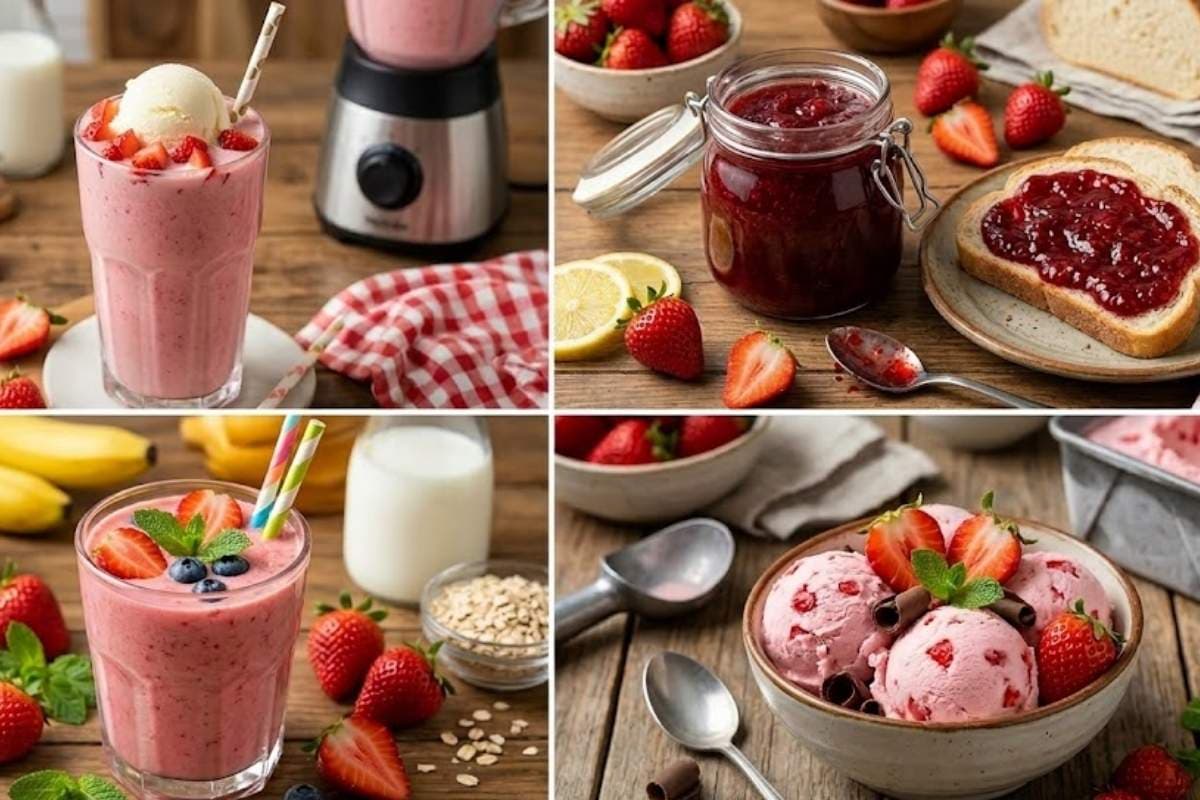 स्ट्रॉबेरी से बनाएं मजेदार रेसिपीज, ट्राई करें ये आइडियाज 