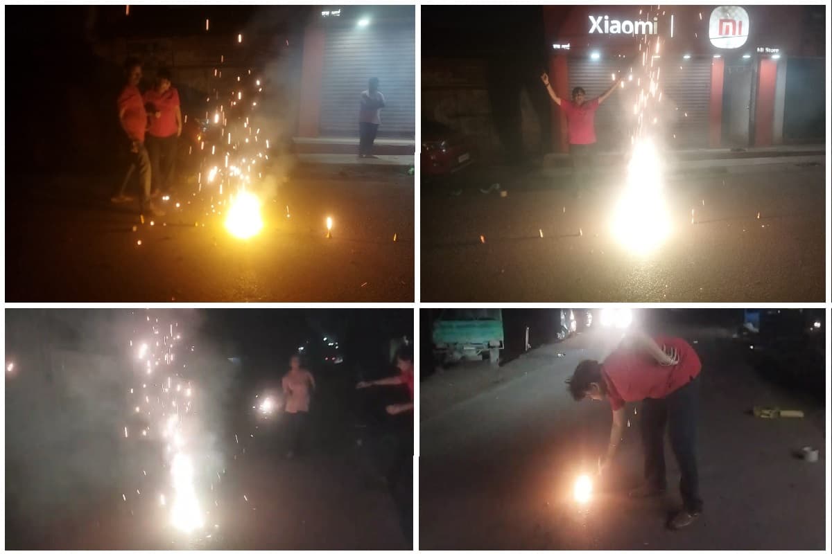 टी20 वर्ल्ड कप में भारत की जीत पर नोवामुंडी में जश्न, रात में खूब फूटे पटाखे