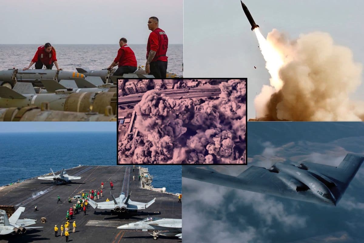 US मिलिट्री पावर: ईरान में 1000 ठिकाने तबाह, इन हथियारों से बरसाए बम-बारूद; पूरी लिस्ट