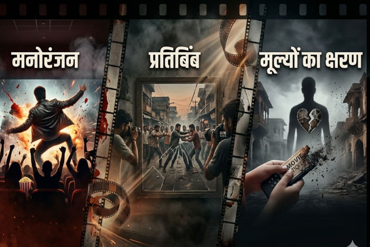 समकालीन हिंदी सिनेमा में हिंसा: मनोरंजन, प्रतिबिंब या मूल्यों का क्षरण?