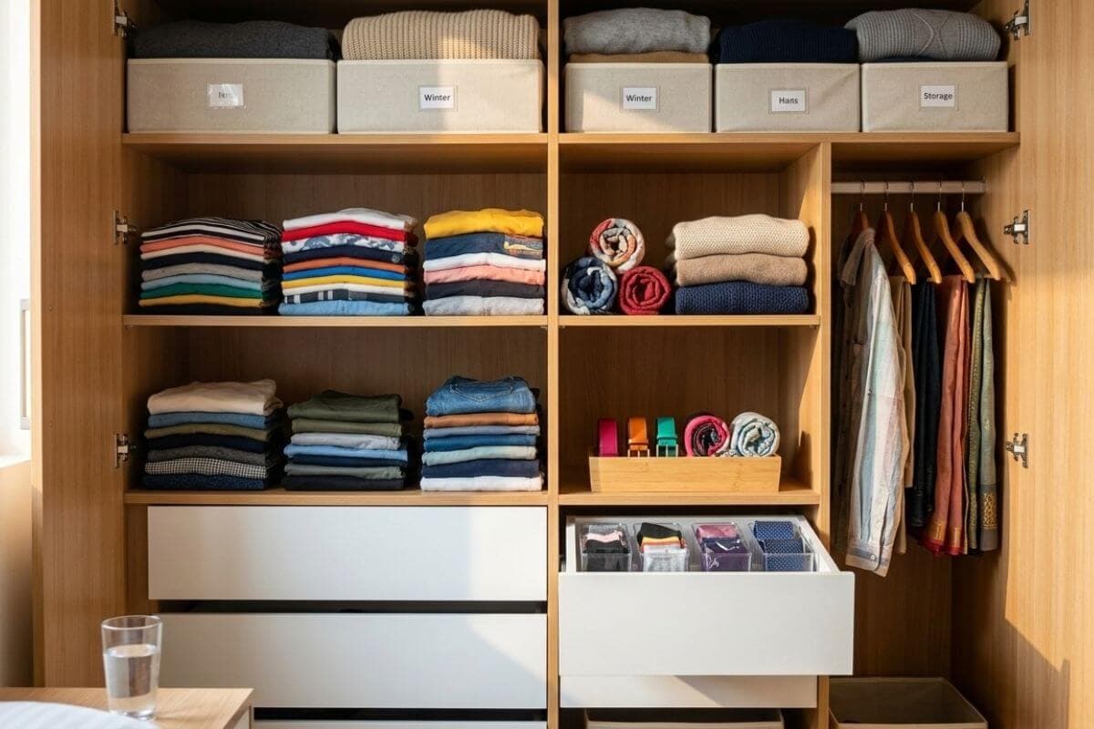 छोटा है वार्डरोब और कपड़े हैं ढेर सारे? इस एक ट्रिक से कम जगह में भी सेट हो जाएगा सारा सामान