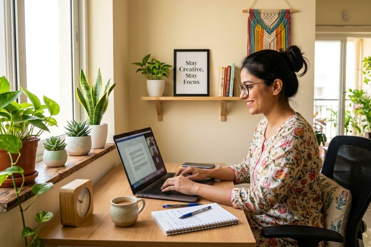 घर से काम करते वक्त आती है सुस्ती? अपने वर्कस्पेस को रिफ्रेश करने के 5 बजट-फ्रेंडली आइडियाज