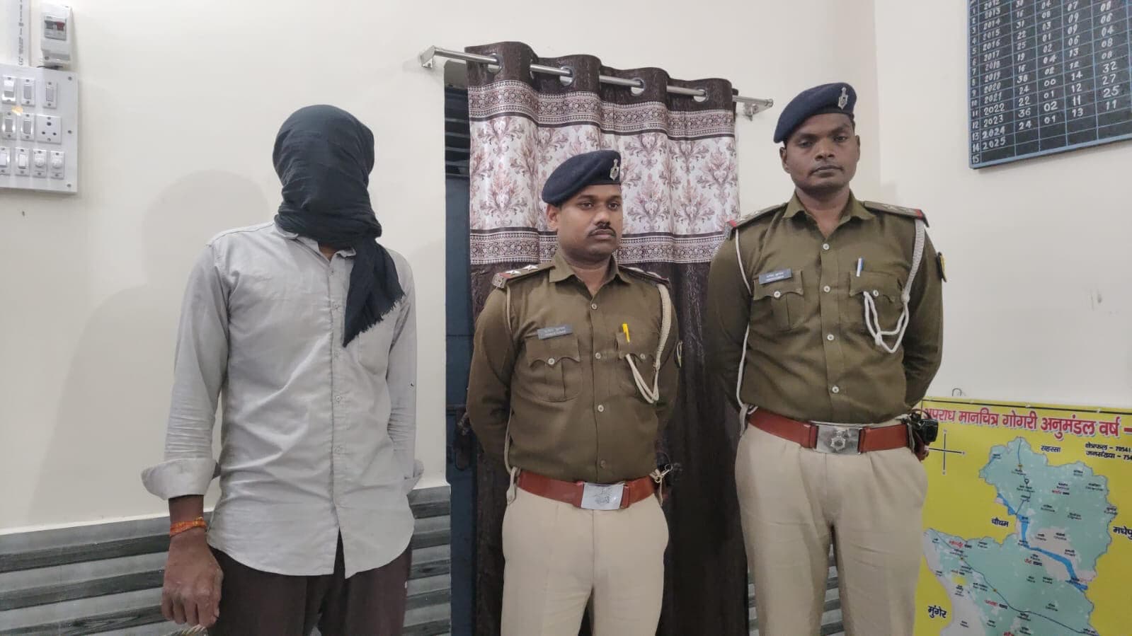 अवैध हथियार के साथ बदमाश गिरफ्तार