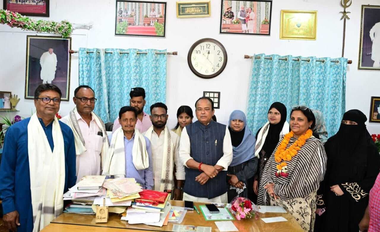 नवनिर्वाचित वार्ड पार्षदों से मिले स्वास्थ्य मंत्री