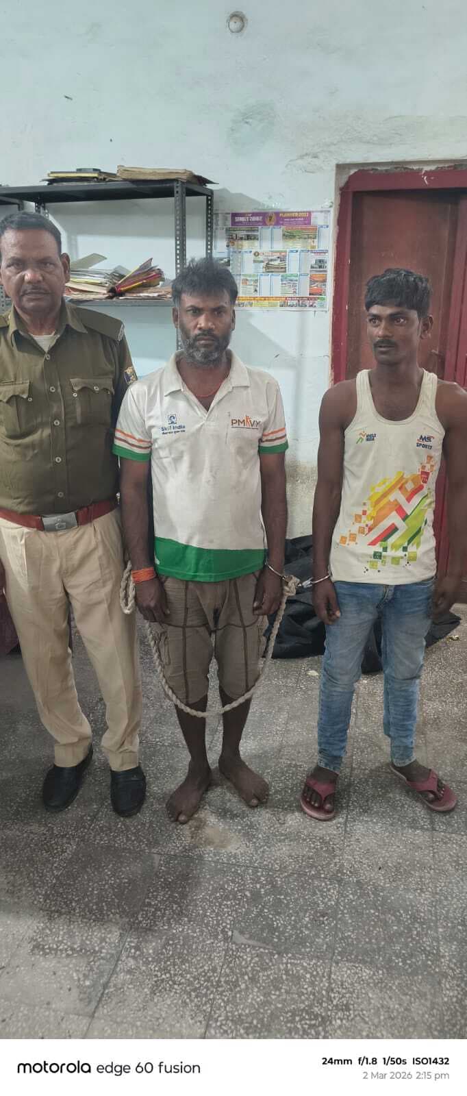 शराब के नशे में दो पियक्कड़ गिरफ्तार