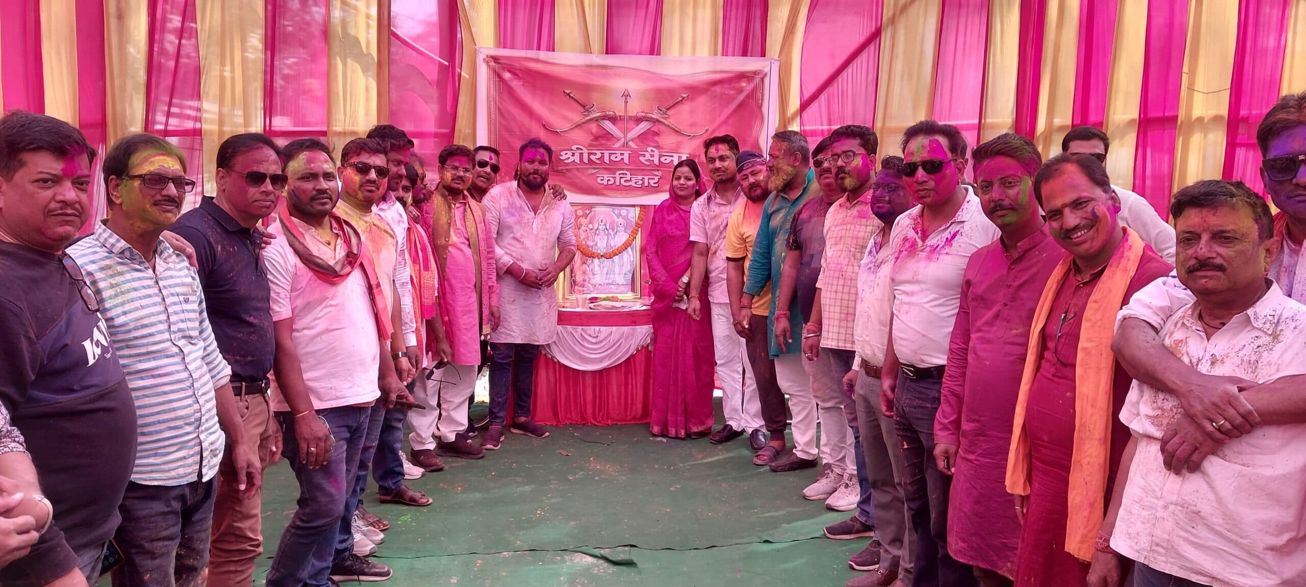 श्री राम सेना ने होली मिलन समारोह का किया आयोजन