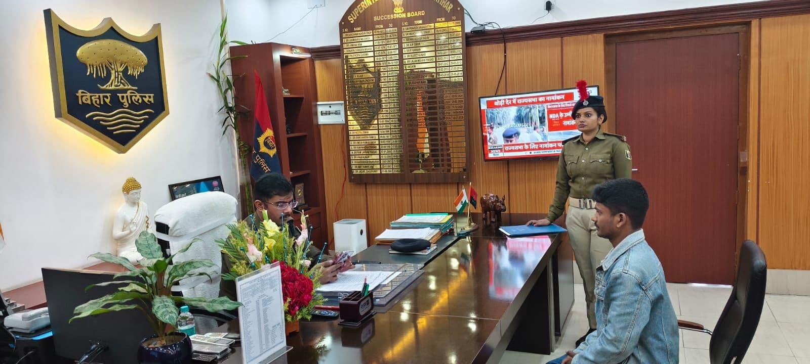 एसपी ने लोगों की समस्या को सुना, निराकरण का दिया निर्देश