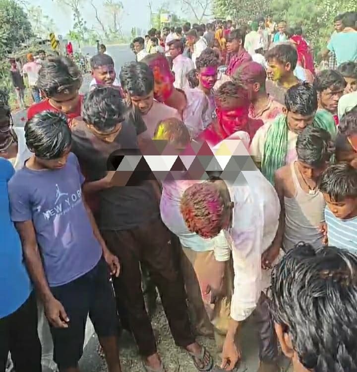 सड़क दुर्घटना में युवक की मौत, परिजनों में मचा कोहराम