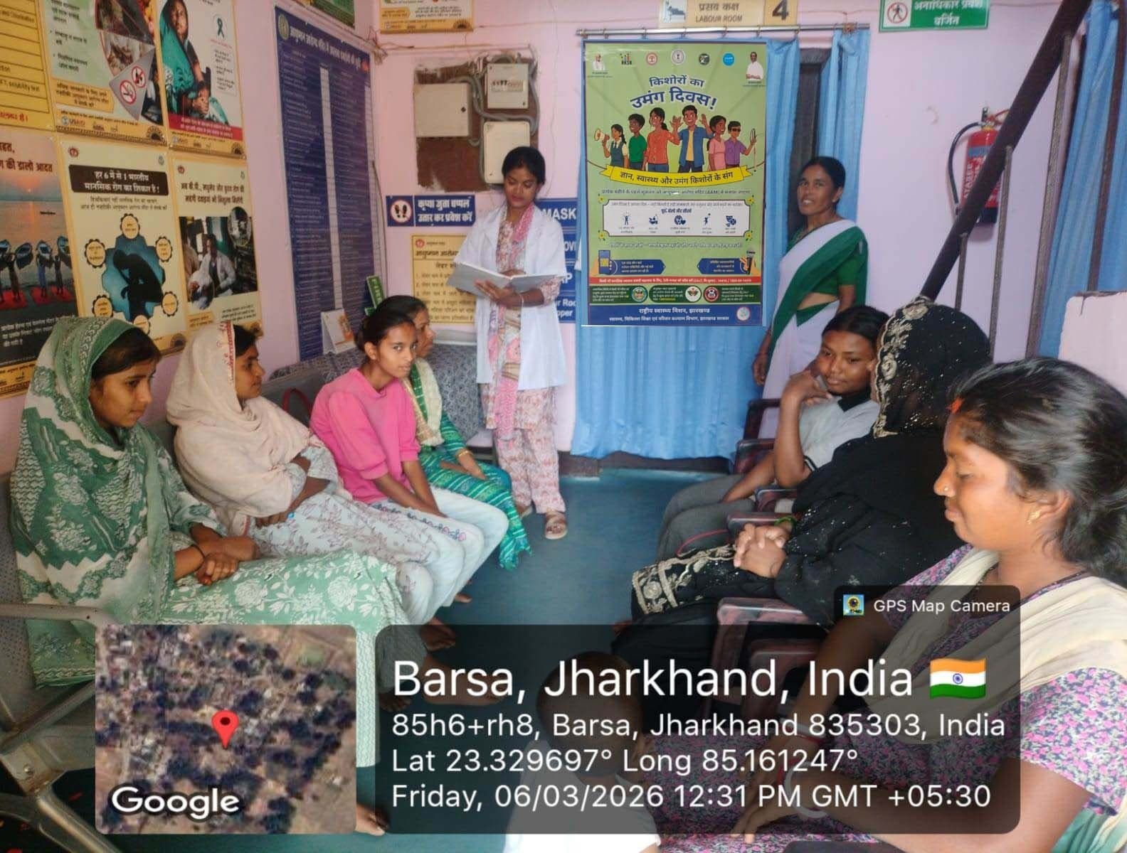 किशोरों को स्वास्थ्य व अधिकारों के प्रति किया जागरूक