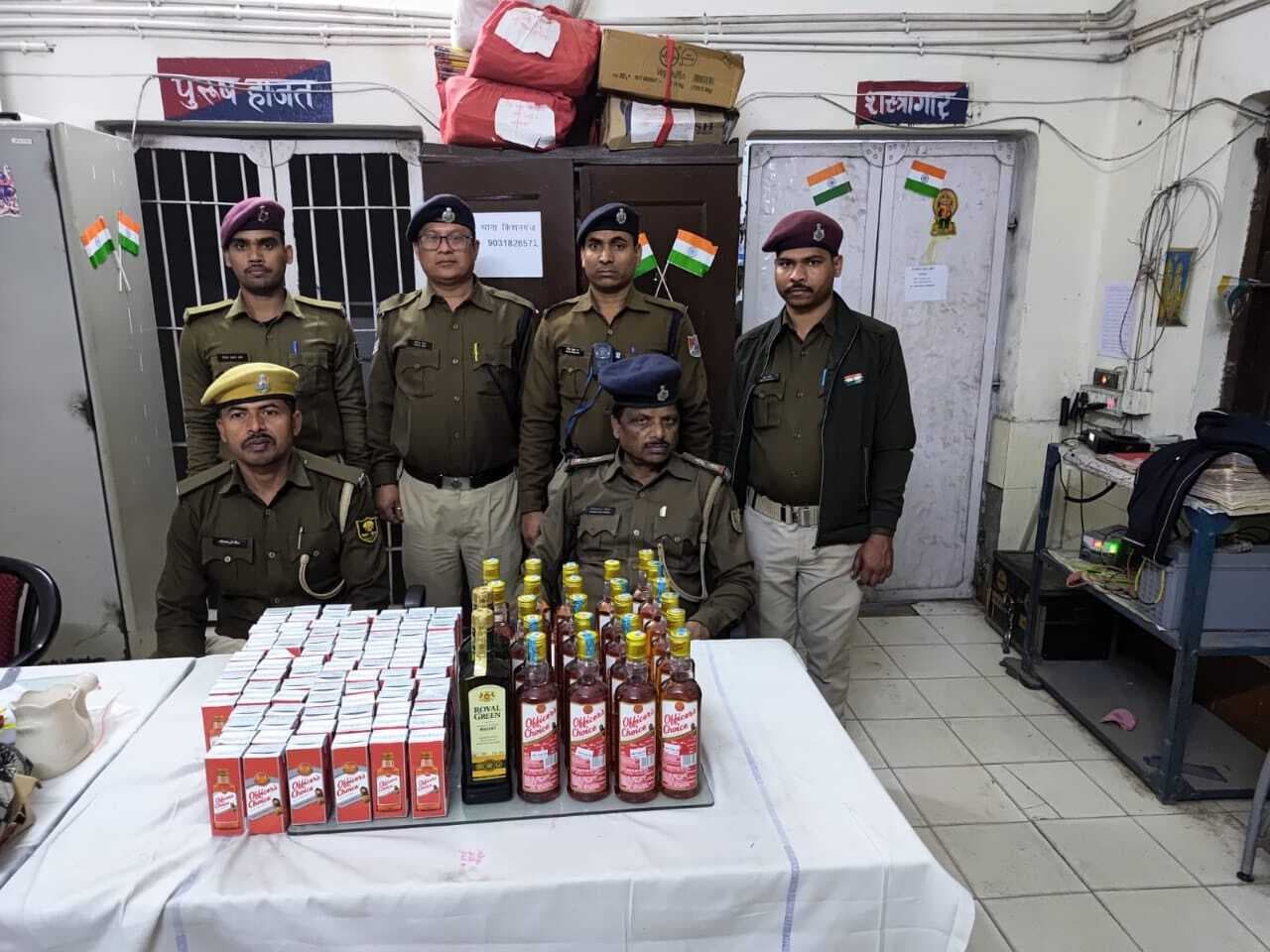 आरपीएफ ने सप्ताहव्यापी अभियान में अपराधियों को गिरफ्तार कर प्रतिबंधित सामान किया बरामद