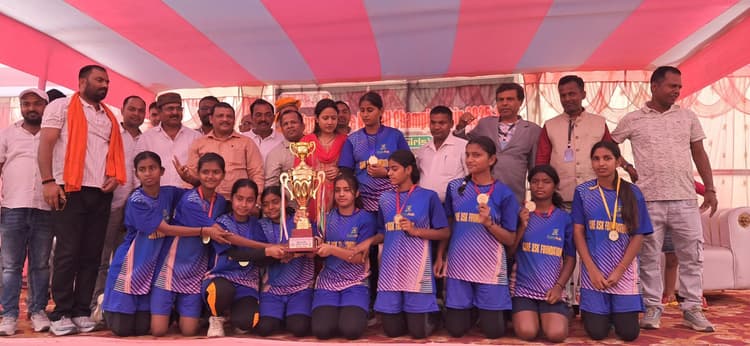 नेटबॉल चैंपियनशिप के फाइनल में बालिका वर्ग कटिहार विजयी