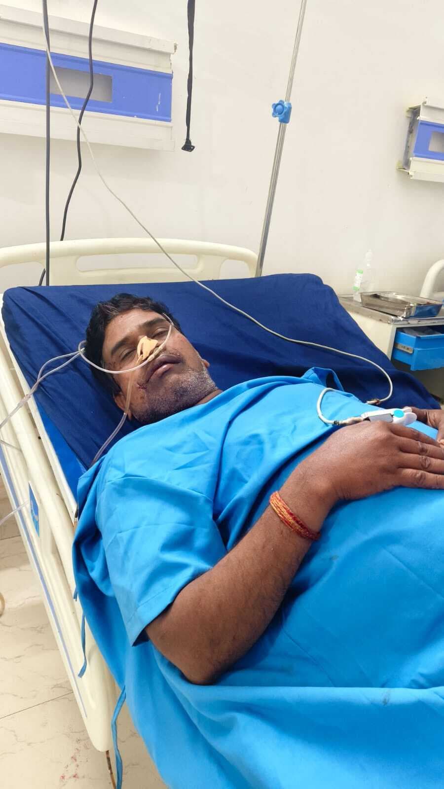 गांगर पंचायत के पैक्स अध्यक्ष को बाइक सवार अपराधियों ने गोली मारकर किया घायल