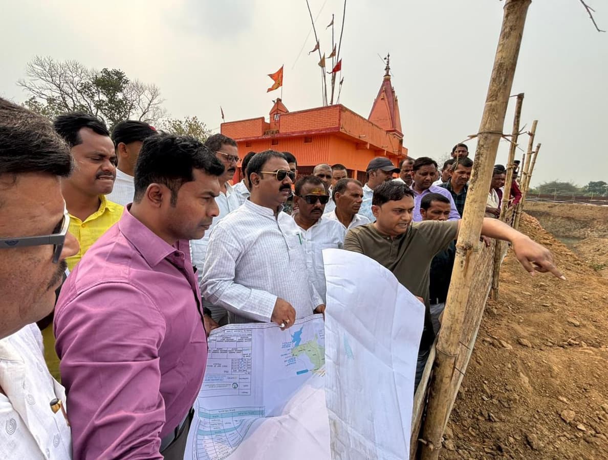 बदुआ डैम जलापूर्ति योजना का विधायक ने किया निरीक्षण