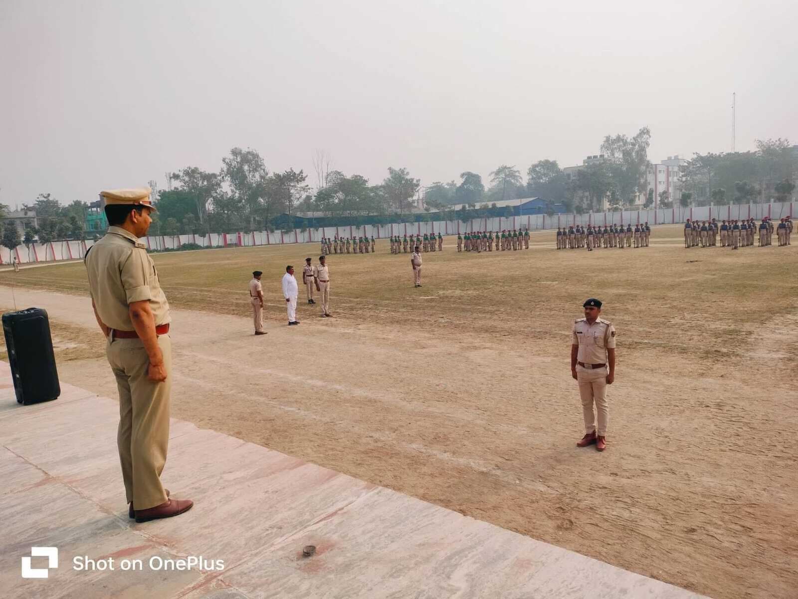 एसपी ने प्रशिक्षण परेड व साप्ताहिक परेड का किया निरीक्षण