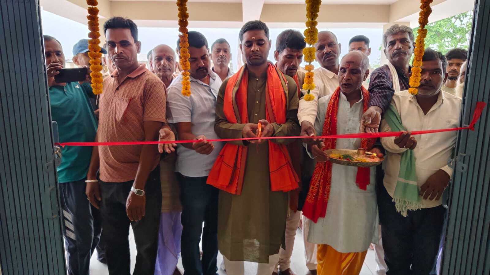 सोनामनी गोदाम थाना भवन का उद्घाटन