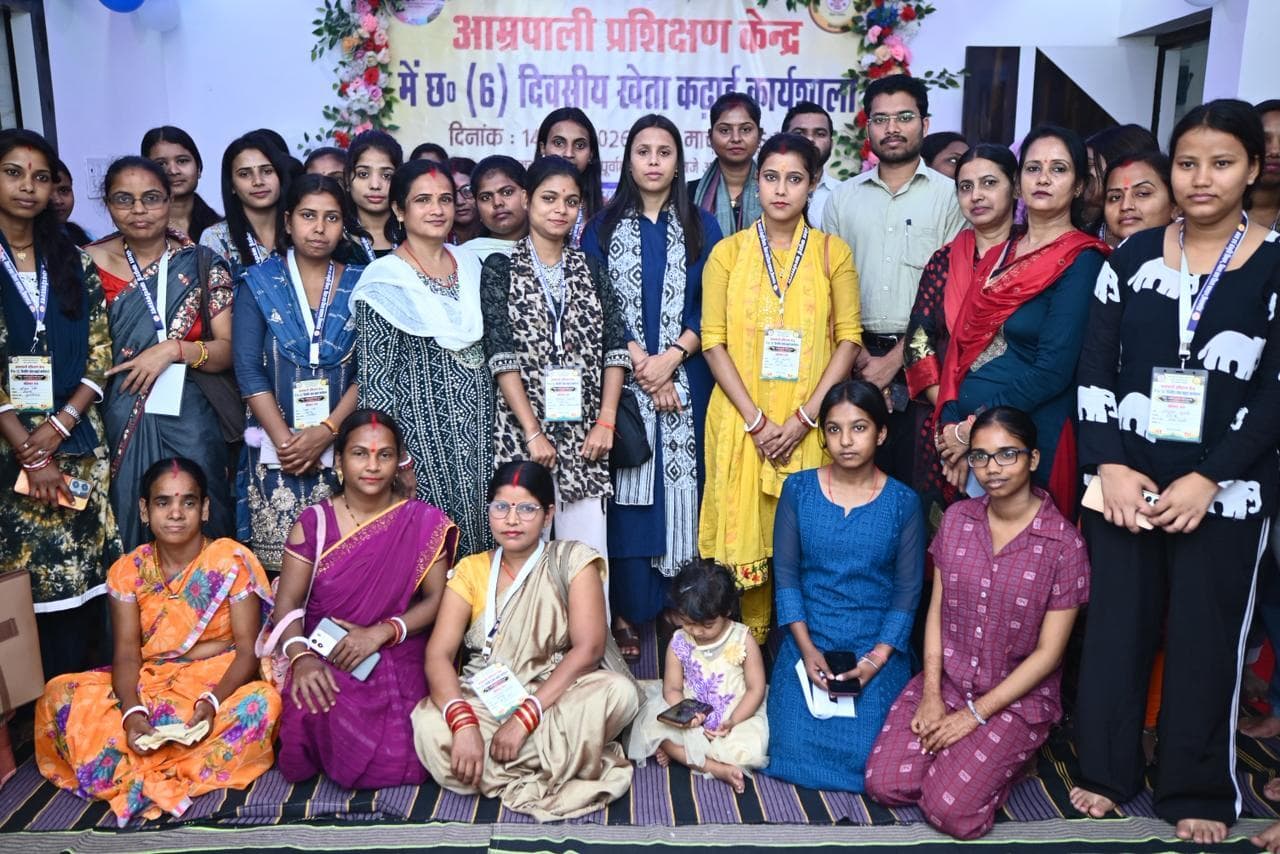 छह दिवसीय खेता कढ़ाई कार्यशाला का शुभारंभ