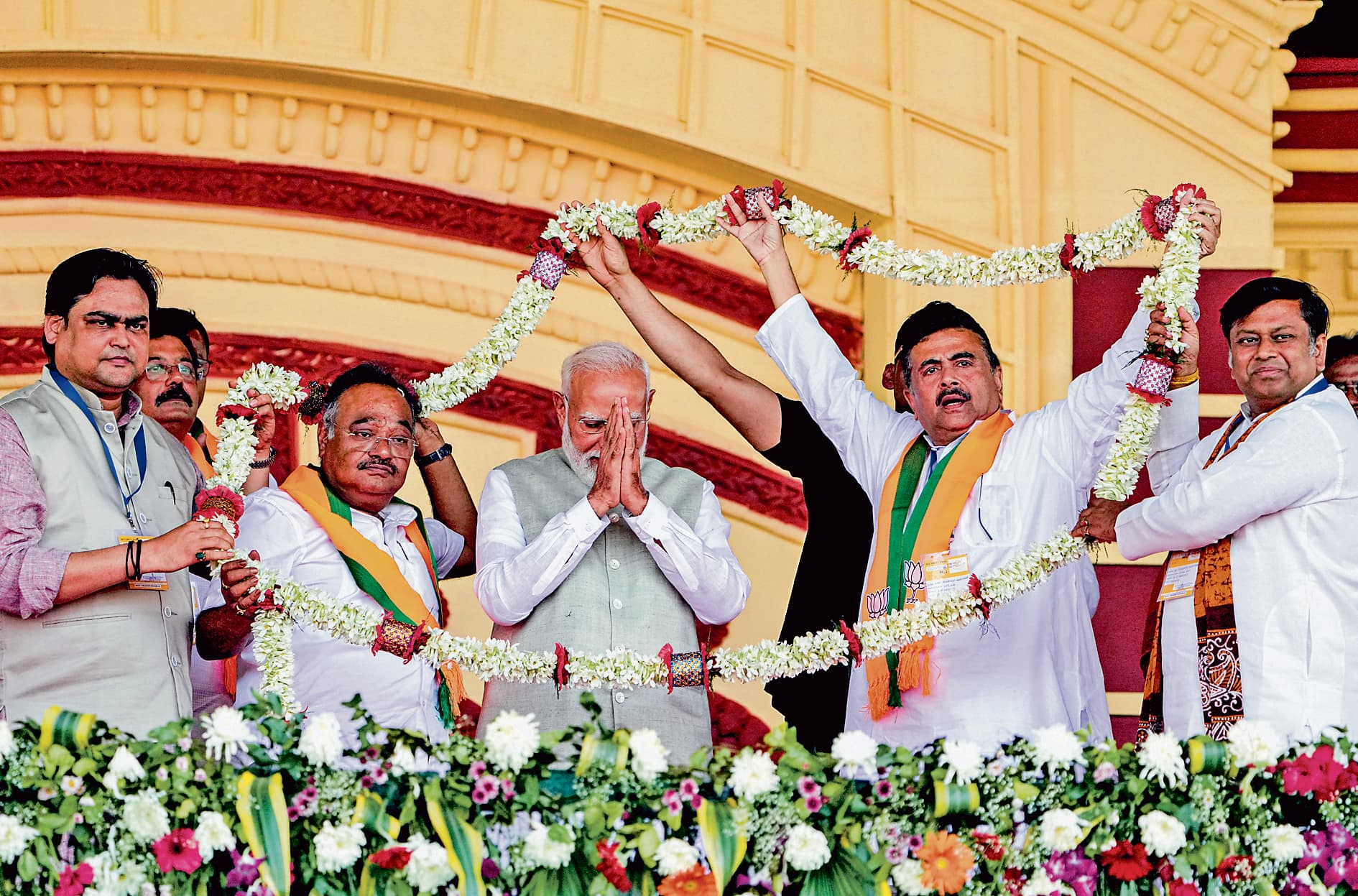 भाजपा की ब्रिगेड रैली में गरजे पीएम मोदी, कहा- राज्य में अब परिवर्तन के तूफान को नहीं रोक पायेगी निर्मम तृणमूल सरकार