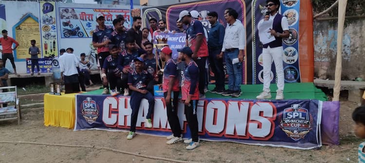 Bhagalpur news चिराग इलेवन ने ट्रिपल एक्स को हरा एसपीएल टी-10 टूर्नामेंट का जीता खिताब